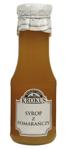 32666SYROP POMARAŃCZOWY BEZGLUTENOWY 355 g (280 ml) - KROKUS-1