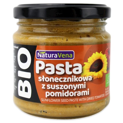 32680PASTA SŁONECZNIKOWA Z SUSZONYMI POMIDORAMI  BIO 185 g  - NATURAVENA-1