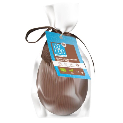 32741JAJKO Z CZEKOLADY KOKOSOWEJ BEZ DODATKU CUKRÓW BIO 55 g - COCOA (PRODUKT SEZONOWY)-1