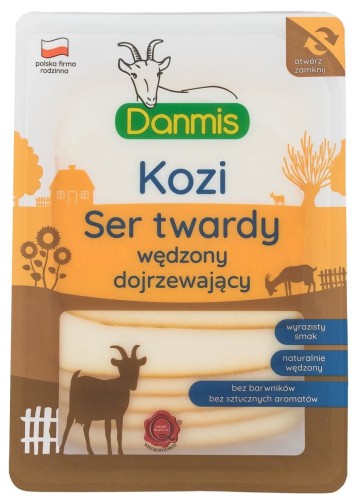 32749KOZI SER WĘDZONY PLASTRY 100 g - DANMIS-1