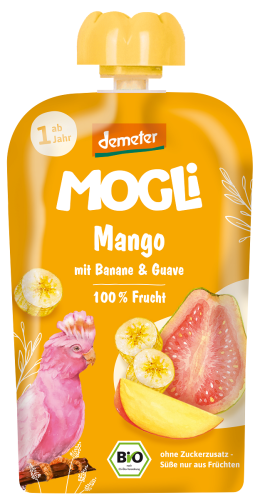 32750MUS BANAN - GUAWA - MANGO BEZ DODATKU CUKRÓW OD 1 ROKU DEMETER BIO 100 g - MOGLI-1
