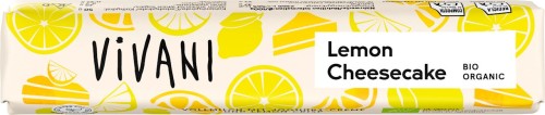 32774BATON MLECZNA CZEKOLADA Z NADZIENIEM SERNIK CYTRYNOWY BIO 40 g - VIVANI-1