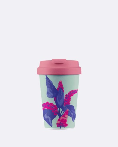 32824KUBEK PODRÓŻNY Z TWORZYWA PLA HIACYNT 350 ml - CHIC-MIC-1
