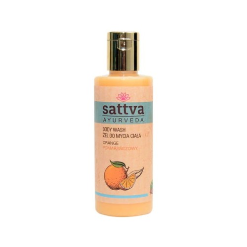 32889ŻEL DO MYCIA CIAŁA POMARAŃCZOWY 210 ml - SATTVA (AYURVEDA)-1