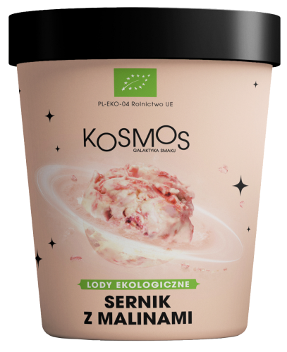 32930LODY RZEMIEŚLNICZE SERNIK Z MALINAMI BIO 475 ml - KOSMOS-1