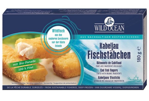 32943PALUSZKI RYBNE Z DORSZA W BIO PANIERCE MROŻONE 180 g - WILD OCEAN-1