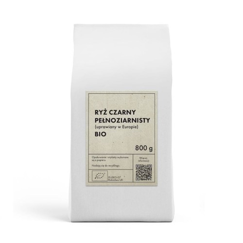 33016RYŻ CZARNY PEŁNOZIARNISTY (UPRAWIANY W EUROPIE) BIO 800 g - THE PLANET-1