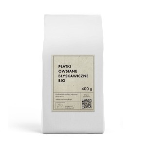 PŁATKI OWSIANE BŁYSKAWICZNE BIO 400 g - THE PLANET