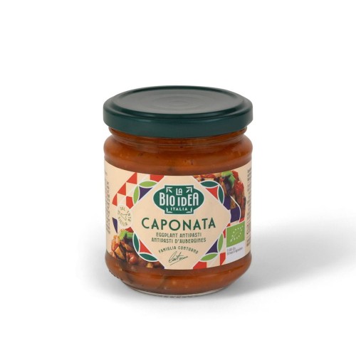 33031SOS Z BAKŁAŻANA (CAPONATA) BIO 200 g - LA BIO IDEA-1