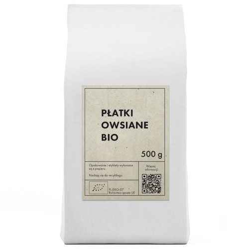 33035PŁATKI OWSIANE BIO 500 g - THE PLANET-1