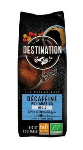 33073KAWA MIELONA BEZKOFEINOWA ARABICA 100 % FAIR FOR LIFE BIO 250 g - DESTINATION-1
