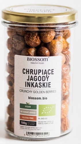 33078JAGODY INKASKIE LIOFILIZOWANE CHRUPIĄCE BEZGLUTENOWE BIO 100 g - BIOSSOM-1