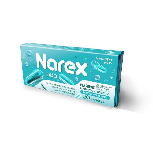 33104PROBIOTYK NARINE DUO 20 KAPSUŁEK - NAREX-1