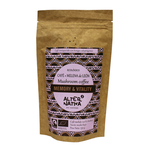 33133KAWA MIELONA ARABICA Z LION`S MANE FAIR TRADE BEZGLUTENOWA BIO 150 g - ALTERNATIVA3-1