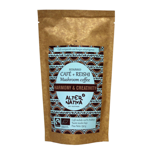 33142KAWA MIELONA ARABICA Z REISHI FAIR TRADE BEZGLUTENOWA BIO 150 g - ALTERNATIVA3-1