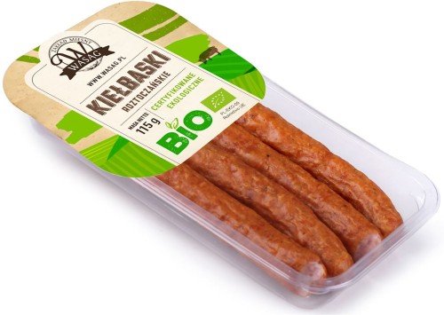 KIEŁBASKI ROZTOCZAŃSKIE BIO 115 g - WASĄG (NA ZAMÓWIENIE)-1 33207 