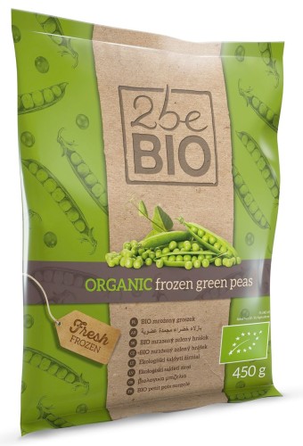 GROSZEK ZIELONY MROŻONY BEZGLUTENOWY BIO 450 g - 2beBIO-1 33228 