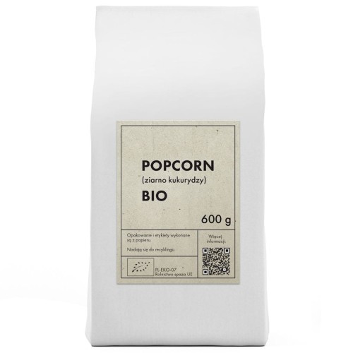 POPCORN (ZIARNO KUKURYDZY) BIO 600 g - THE PLANET-1 33274 
