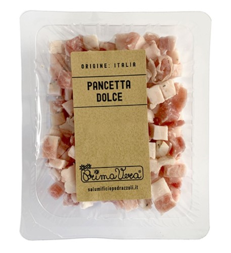 BOCZEK SUROWY (PANCETTA) KOSTKA BEZGLUTENOWY BIO 100 g - PRIMAVERA-1 33290 
