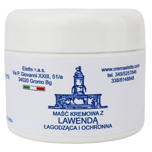 MAŚĆ KREMOWA Z LAWENDĄ ŁAGODZĄCA I OCHRONNA 50 ml - ELETTA-1 33341 
