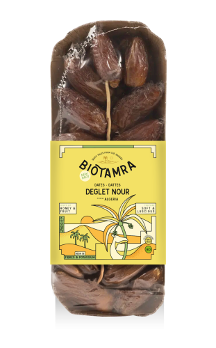 DAKTYLE DEGLET NOUR ŚWIEŻE Z PESTKĄ BIO 250 g - BIOTAMRA-1 33366 