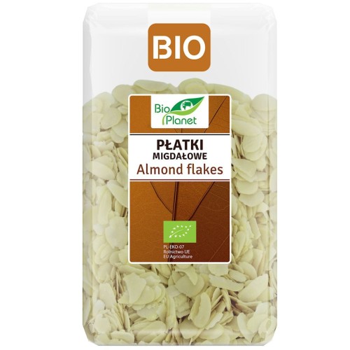 PŁATKI MIGDAŁOWE BIO 600 g - BIO PLANET-1 33416 