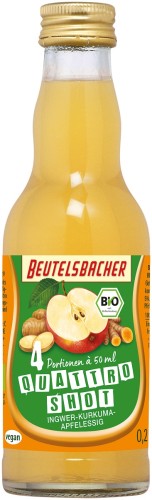SHOT NA ODPORNOŚĆ JABŁKO - IMBIR - KURKUMA - ACEROLA BIO 200 ml - BEUTELSBACHER-1 33428 