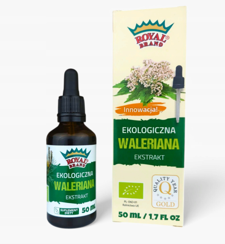 EKSTRAKT Z WALERIANY W KROPLACH BIO 50 ml - ROYAL BRAND-1 33451 