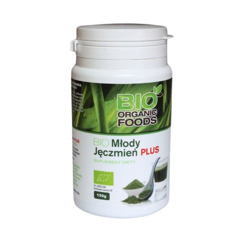 SOK Z MŁODEGO JĘCZMIENIA PLUS SPROSZKOWANY BIO 150 g - BIO ORGANIC FOODS-1 33465 