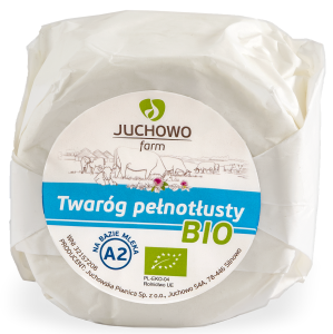 TWARÓG TŁUSTY BIO (około 0,40 kg) - JUCHOWO (NA ZAMÓWIENIE)