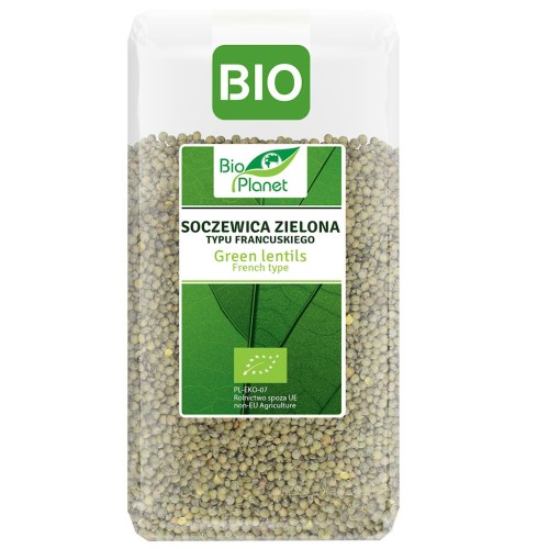 SOCZEWICA ZIELONA TYPU FRANCUSKIEGO BIO 500 g - BIO PLANET-1 33477 