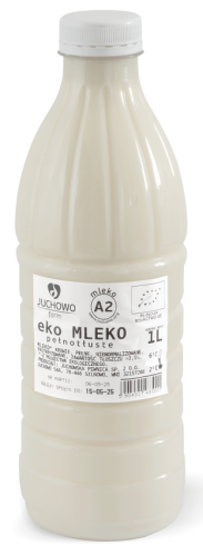 MLEKO A2 ŚWIEŻE 3,5 % BIO 1 L - JUCHOWO (NA ZAMÓWIENIE)-1 33479 