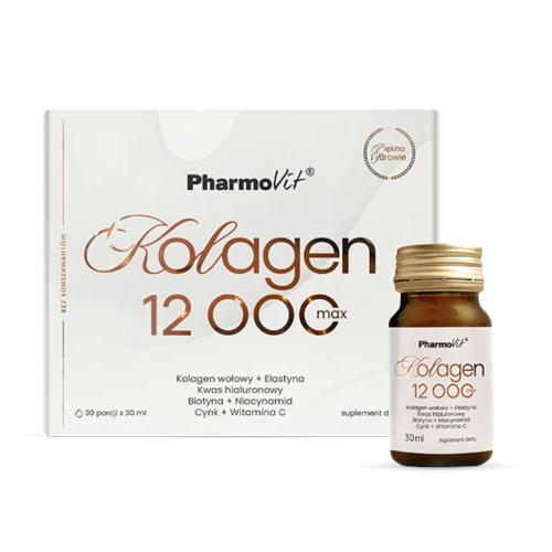 COLLAGEN (12 000 mg) SHOT BEZGLUTENOWY 30 ml - PHARMOVIT-1 33484 