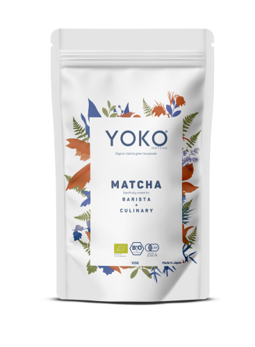 HERBATA ZIELONA MATCHA JAPOŃSKA BARISTA + KULINARNA BEZGLUTENOWA BIO 100 g - YOKO-1 33555 