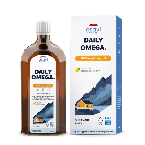 OMEGA-3 (1600 mg) O SMAKU CYTRYNOWYM 500 ml - OSAVI-1 33575 