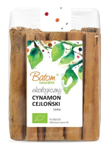 CYNAMON CEJLOŃSKI LASKA BIO 125 g - BATOM-1 33635 