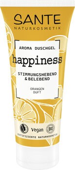 ŻEL POD PRYSZNIC HAPPINESS POMARAŃCZA I MANGO ECO 200 ml - SANTE-1 33644 