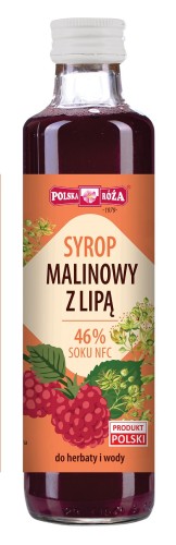 SYROP MALINOWY Z LIPĄ 250 ml - POLSKA RÓŻA-1 33674 