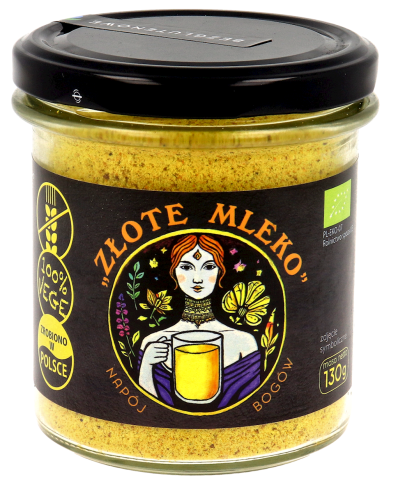 MIESZANKA PRZYPRAW "ZŁOTE MLEKO" BEZGLUTENOWA BIO 130 g - PIĘĆ PRZEMIAN-1 33715 