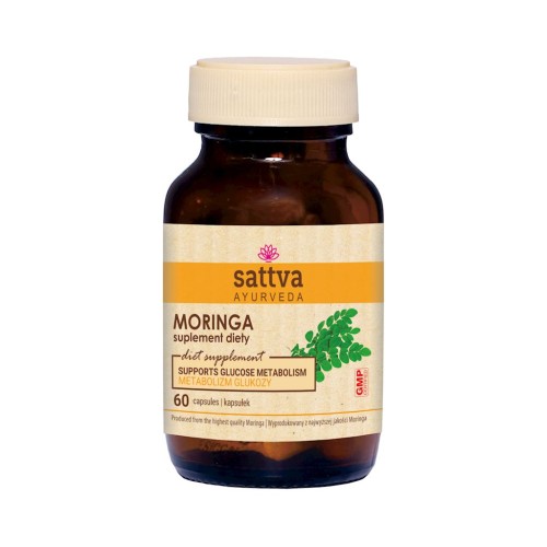 MORINGA EKSTRAKT (450 mg) 60 KAPSUŁEK - SATTVA-1 33725 