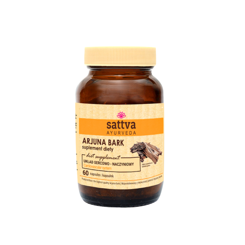 ARJUNA BARK EKSTRAKT (450 mg) 60 KAPSUŁEK - SATTVA-1 33726 
