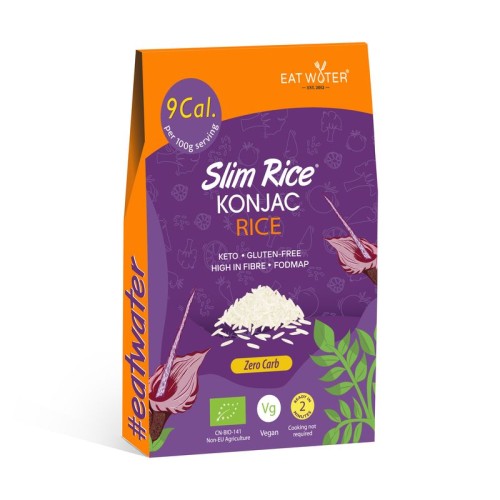 MAKARON (KONJAC) W KSZTAŁCIE RYŻU BEZGLUTENOWY BIO 270 g (200 g ) - SLIM-1 33730 