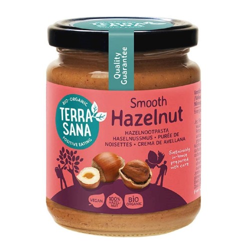 KREM Z ORZECHÓW LASKOWYCH PRAŻONYCH 100 % BIO 250 g - TERRASANA-1 33739 