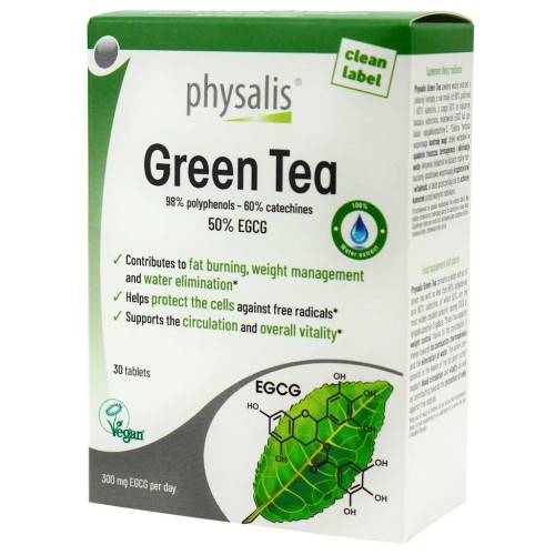 HERBATA ZIELONA 30 TABLETEK - PHYSALIS-1 33760 