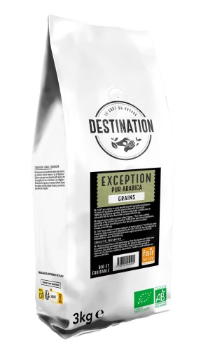 KAWA ZIARNISTA ARABICA 100 % EXCEPTION FAIR FOR LIFE BIO 3 kg - DESTINATION-1 33789 