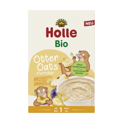 OWSIANKOWA WYDRA BANAN - ŚLIWKA - JABŁKO BEZ DODATKU CUKRÓW OD 1 ROKU BIO 200 g - HOLLE-1 33799 
