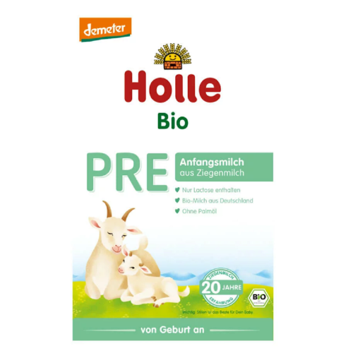 MLEKO KOZIE PRE POCZĄTKOWE DLA NIEMOWLĄT DEMETER BIO 400 g - HOLLE-1 33857 