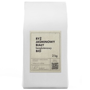 RYŻ JAŚMINOWY BIAŁY BEZGLUTENOWY BIO 2 kg - THE PLANET