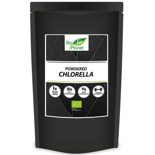 CHLORELLA SPROSZKOWANA  BIO 500 g - BIO PLANET INTERNATIONAL-1 33870 