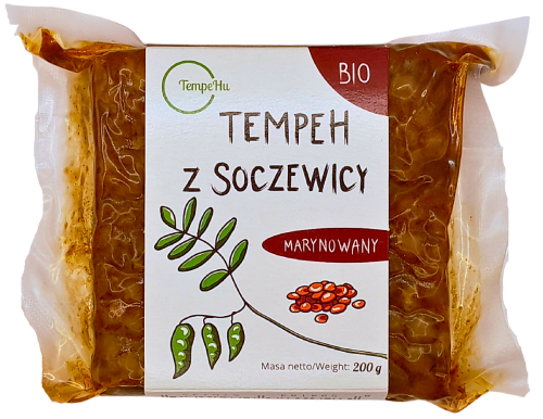 TEMPEH Z SOCZEWICY MARYNOWANY BIO 200 g - TEMPEHU-1 33887 